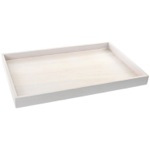 Gedy PA06-02 Tray Made From Wood in White Finish